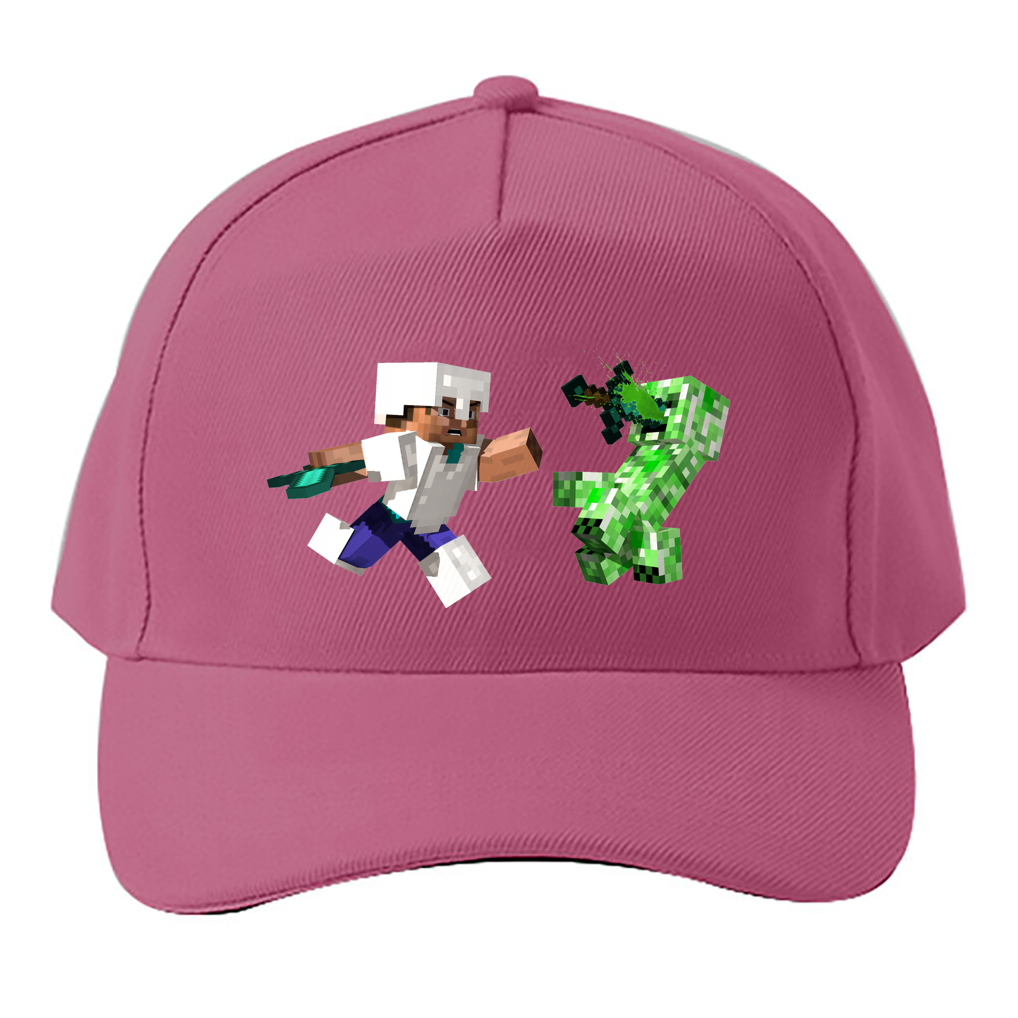 （画像用） マインクラフト ブロックの世界 Minecraft MC Block world ベースボールキャップ 綿100％ 男女兼用 帽子 スポーツ